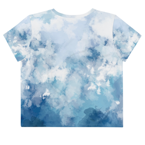 Human Race Blue Women's Crop Tee