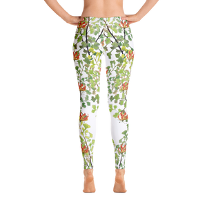 Ferntastic (White) Leggings