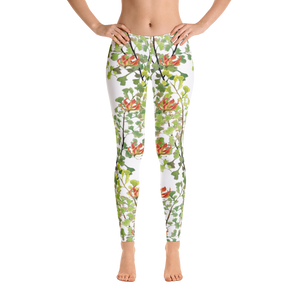 Ferntastic (White) Leggings