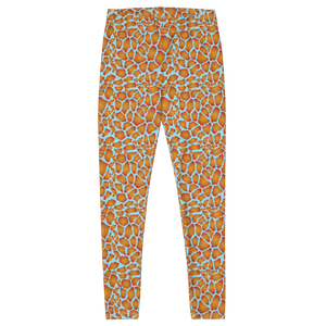 Giraffe Leggings (Blizzard Blue)