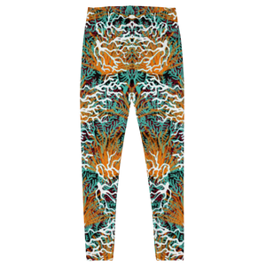 Coral Series 2 Leggings (Black Mirror Print)