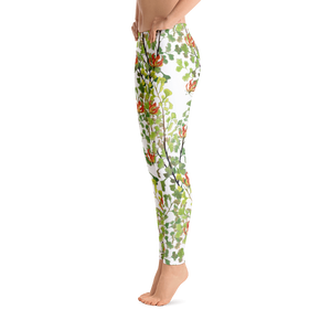 Ferntastic (White) Leggings