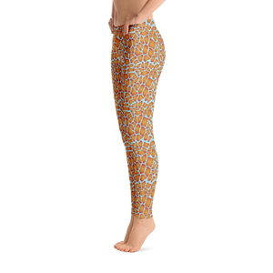 Giraffe Leggings (Blizzard Blue)