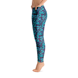 Jade Leggings (Stained Glass-Purple Glow)