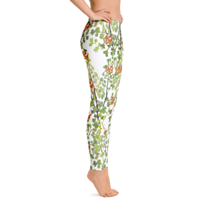 Ferntastic (White) Leggings