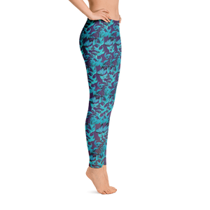 Jade Leggings (Stained Glass-Purple Glow)