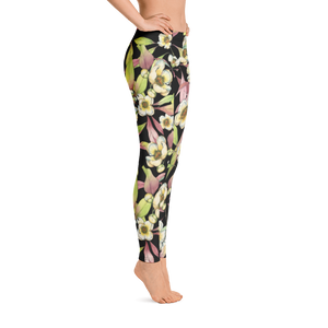 Franklin Flower Leggings (Black)