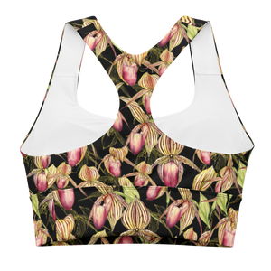 Rothschild Orchid Longline Sports Bra