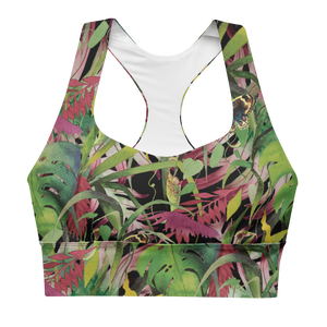 Jungle Longline Sports Bra