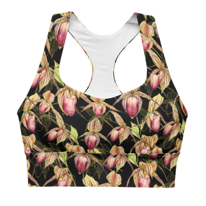 Rothschild Orchid Longline Sports Bra