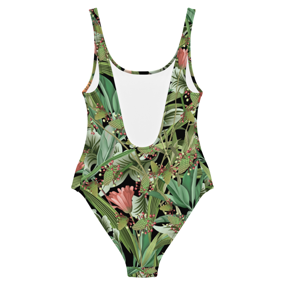 Crouching Tiger One-Piece Swimsuit - Fitting Image Designs