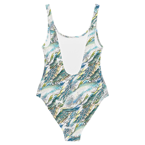 Sea Turtle Swirl One-Piece Swimsuit