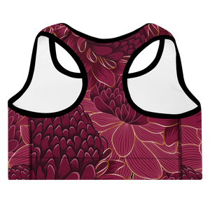 Red Ginger Padded Sports Bra