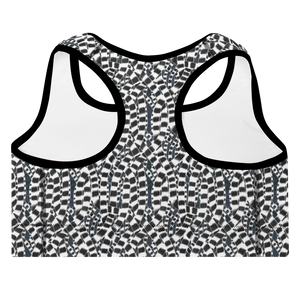 Lemur Stripe (Lemuria) Padded Sports Bra