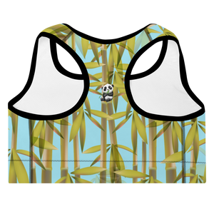 Bamboo Padded Sports Bra (Blue)