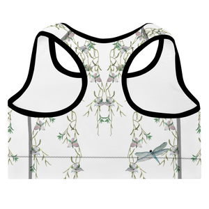 Summer Day Padded Sports Bra (White)