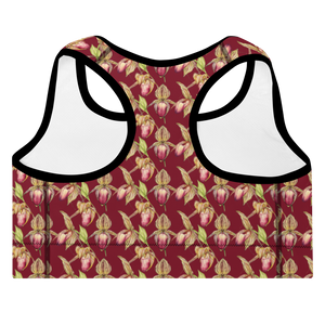 Rothschild Orchid Padded Sports Bra (Burgundy)