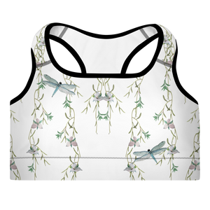 Summer Day Padded Sports Bra (White)