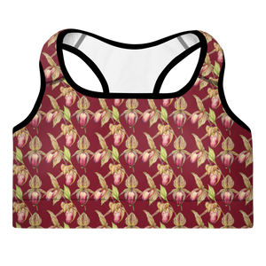 Rothschild Orchid Padded Sports Bra (Burgundy)