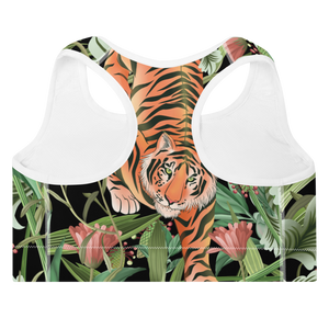 Crouching Tiger Padded Sports Bra