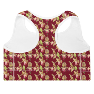 Rothschild Orchid Padded Sports Bra (Burgundy)