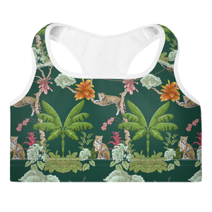 Rainforest Jaguar Padded Sports Bra