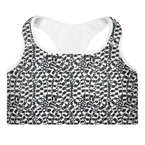 Lemur Stripe (Lemuria) Padded Sports Bra