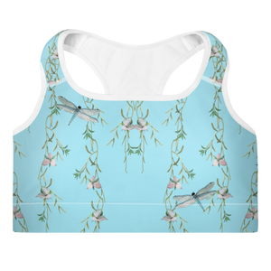 Summer Day Padded Sports Bra (Blizzard Blue)