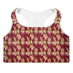 Rothschild Orchid Padded Sports Bra (Burgundy)