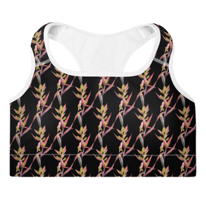 Bromeliad Padded Sports Bra