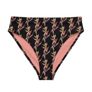 Bromeliad Recycled High-waisted Bikini Bottom