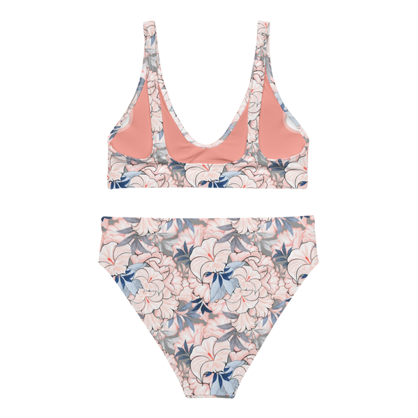 Angels Trumpet (Light Coral) Recycled High-waisted Bikini - Fitting ...