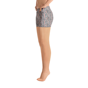 Lemur Stripe (Mona Lisa/White Stitching) Shorts