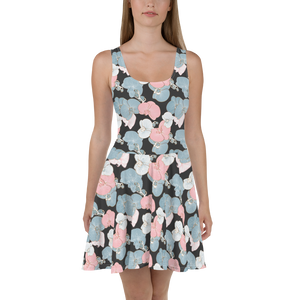 Orchidaceae Skater Dress