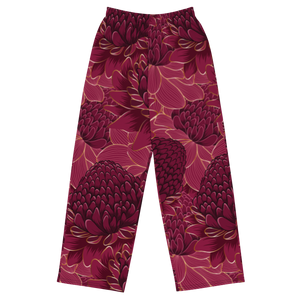 Red Ginger Unisex Wide-leg Pants