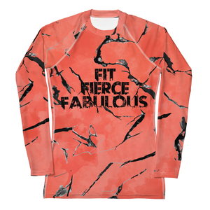 Fit Fierce Fabulous Women's Rash Guard