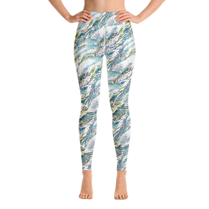 Sea Turtle Swirl Yoga Leggings