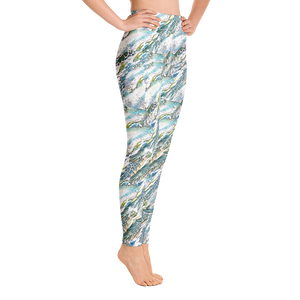 Sea Turtle Swirl Yoga Leggings