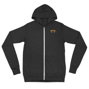 Pump & Grind Unisex Lightweight Zip Hoodie