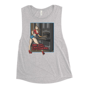 Tracking My Cookies #2 Women's Muscle Tank