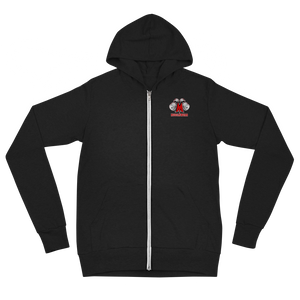 ProTraining Logo (Red) Unisex Lightweight Zip Hoodie