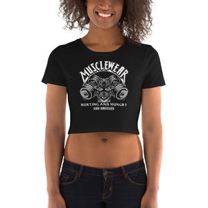 Musclewear LA (White) Women’s Crop Tee