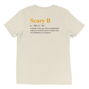 Scary B Unisex Triblend Tee