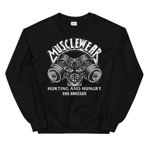 Musclewear LA (White) Unisex Sweatshirt