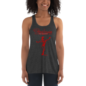 ProTraining Logo (Red) Women's Flowy Racerback Tank