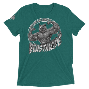 Beastmode (White) Unisex Triblend Tee