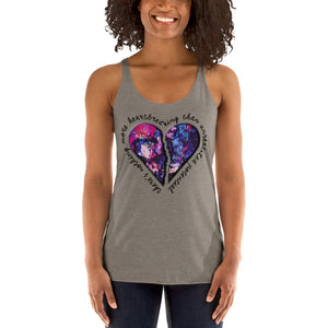 Heartbreaking Women's Triblend Racerback Tank