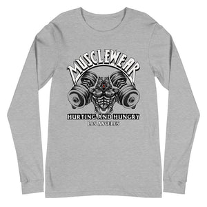 Musclewear LA (White) Unisex Long Sleeve Tee