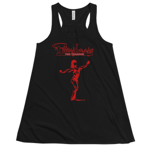 ProTraining Logo (Red) Women's Flowy Racerback Tank