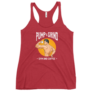 Pump & Grind Women's Triblend Racerback Tank